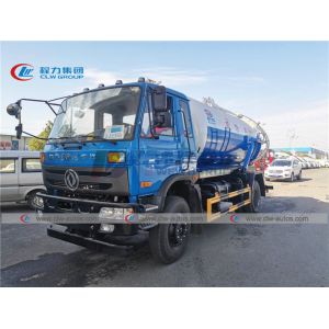 China Dongfeng 170HP 10000L Vacuum Sewage Suction Truck on sale