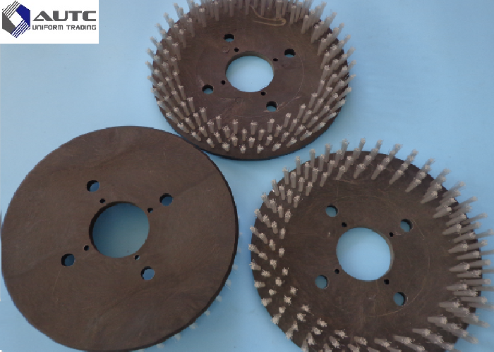 Polypropylene Rotary Carpet Scrubbing Brush , Stripping Carpet Shampoo Brush,Silicon Carbide Around Abrasive Wire Polish