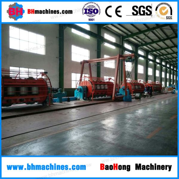 Quality Planetary / Rigid Frame / Tubular Wire Stranding Machine Plastics & Cable Machinery Rigid Stranding Machine with Lumped wholesale