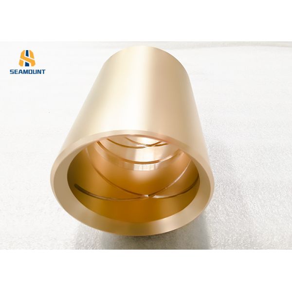 Quality Machine Parts Cylindrical Thread Bronze Bushing Good Lubrication Performance wholesale
