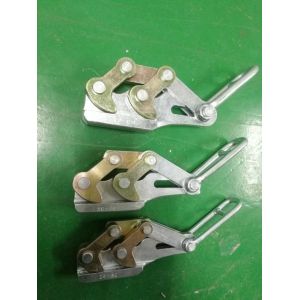 Dual Cam Earth Wire Come Along Clamp , Parallel Rope Mechanical Gripper