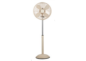 Quality 16 Inch Oscillating Retro Standing Fan Antique Chrome Body Full Metal CE ROHS wholesale