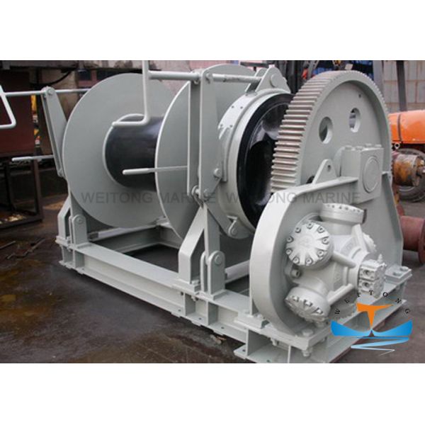 Mooring Marine Electric Winch Customized Chain Spooling Capabilities For Fishing Boat
