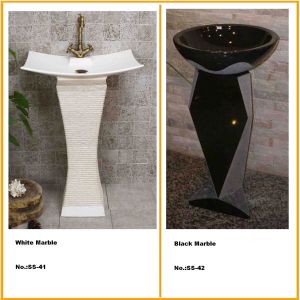China Stone Basin Sink with Pedestal on sale