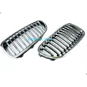 China Fiber Style Radiator Mesh Grille Mould With Chrom , Grille Molding For BMW E60 on sale