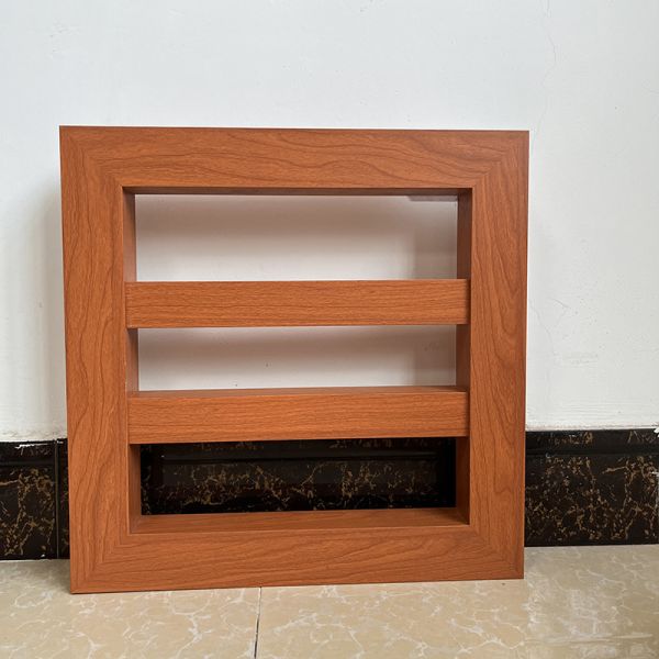 Quality Extruded Baffle Aluminum Screen With Profile Size 400x400mm Inner Baffle 40x40mm wholesale