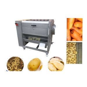 China Brush Type Fruit And Vegetable Peeler Machine Sweet Potato Washer Cleaner Machine on sale