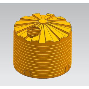 Customizable 2.5mm to 3mm thick plastic water tower mould