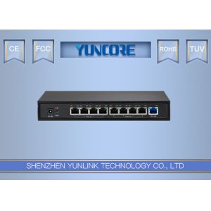 Cheap Fast Wireless POE Switch With 9 Ports Lightning Protection Port Priority Function for sale