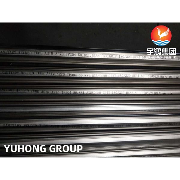 Quality ASTM A270 TP304 Sanitary Stainless Steel Seamless Pipe Polished wholesale