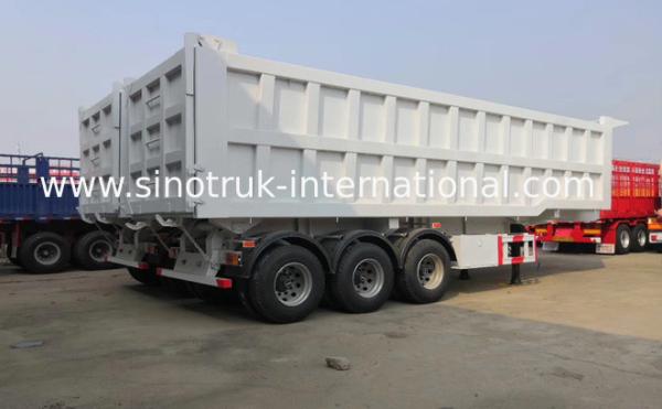 Quality 3 Axles  Dumping Tipper Semi Trailer Front Lifting Hydraulic Large-capacity and efficient loading and unloading wholesale