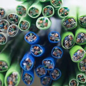 HDPE LSZH Cat6A Gigabit Lan Cable Al Foil Cat6a Communicate Cable