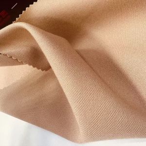 Polyester/Rayon/Spandex Twill Double Crepe Fabric Piece Dyed Quality for Lady′s
