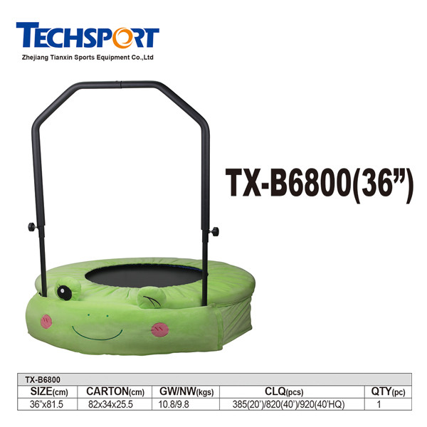 Quality 2015 new style trampoline mini cartoon style children kids wholesale