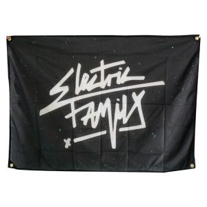 Waterproof CMYK Color Outdoor Country Flags , 90*150cm Custom Polyester Flags