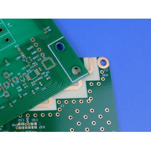 Rogers 4360 High Frequency PCB 16mil Double Sided RF PCB with Green Mask and Immersion Gold for Small Cell Transceivers