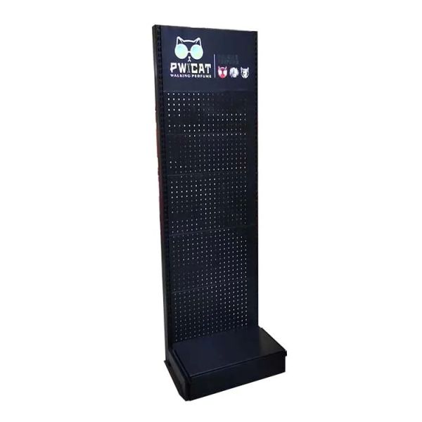 Quality Factory custom color size black hole back board display shelf exhibition sample display rack jewelry store display shelf wholesale