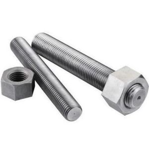 Nickel Alloy Threaded Stud Bolt UNS N06600 Inconel 600 Cold Galvanized Surface