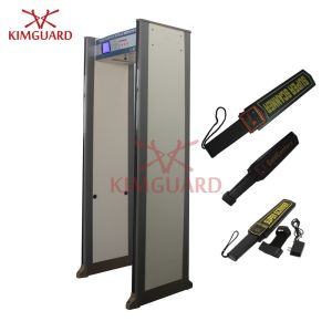 Electronic Multi Zone Security Walk Through Metal Detector Gate  Bidirectional 45 Zones