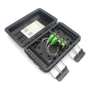 16 Cores Polypropylene Fiber Optical Terminal Box With Black Grey White UV
