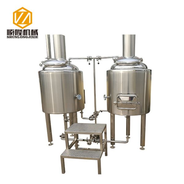 Quality 1BBL Pilot Professional Beer Brewing Equipment Malt Mill 100L With Brew Kettle wholesale