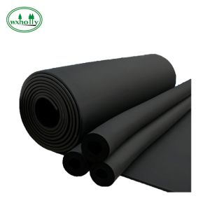 High Density Waterproof 1m Width Non-Toxi Rubber Thermal Insulation Roll