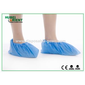 CE MDR Hand / Machine Made CPE Shoe Cover With Various Color