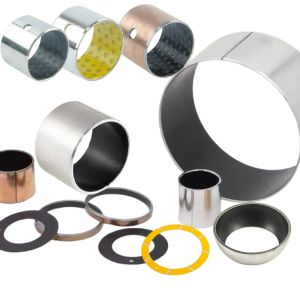 thin-walled split seam steel backing journal bearings | self-lubricating