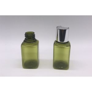 30ml Square PET Plastic Toner Water Bottle With Cap