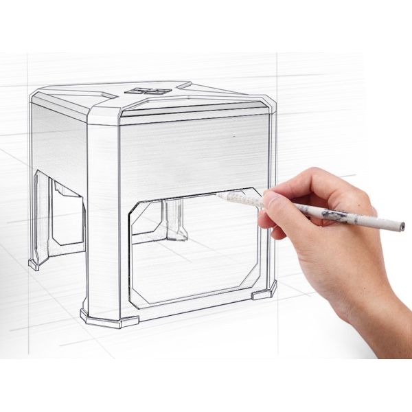 High Speed USB DAJA DJ6 Laser Engraver Carver Automatic DIY Print Engraver Off-line Operation machine