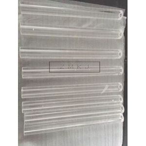 150mm length Sapphire Tube Wear Resistance Customized Design And Shape