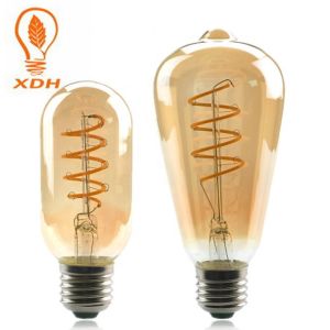 2700K Dimmable LED Edison Bulbs 4W 6W T45 Filament Bulb