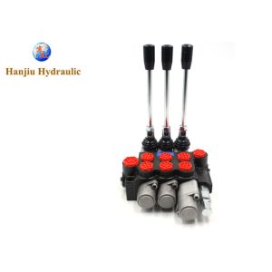 80lpm 3-4 X 1-2 Bsp 250 Bar Manual Directional Control Valve 4v-3p Mod P80-3-O