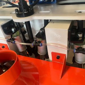 Multi-Blade Circular Sawing Machine for Manufacturing Plant Automatic Conveying