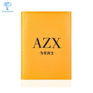 Orange Glossy Varnish Poly Bubble Mailers 6x9'' Padded Envelopes