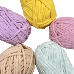 Various Styles Chenille Yarn For Knitting In Various Packaging