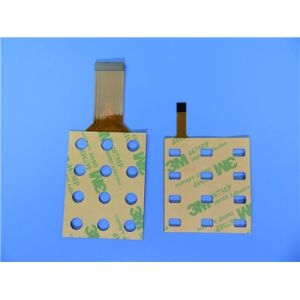 FPC PCBA Fabrication Flex PCB Board With 3M Tape and Stainless Steel Stiffener