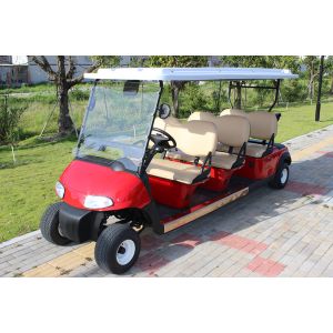4 Wheel Custom Color 6 Passenger Golf Electric Cart Powered By Lead Acid