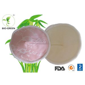 Water Resistant Bamboo Reusable Pads Laminated PUL / Absorb Microfiber