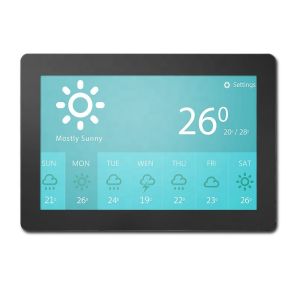 High Luminance 10.1 Hd Tft Lcd Color Monitor , LVDS 40 Pin Lcd Screen CTP