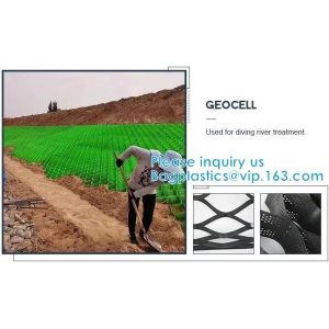 Plastic Hdpe Cellular Textured Gravel Stabilizer Typar Geocell Recycled Plastic