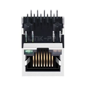 LPJ4230H7NL 10/100 Base-T PoE+ Lan Jack RJ45 Female Connector Tab Down Rectifier