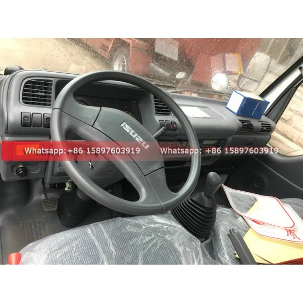 Philippines ISUZU ELF 100P 98HP Euro 4 Diesel Engine Mini 3T 4Tons Dump Truck Car For Sales