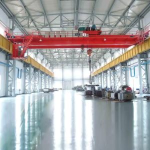 Double Girder Trolley Overhead Bridge Crane Electric 32t