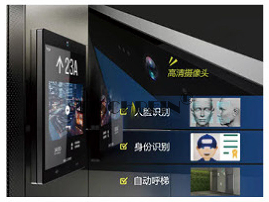 1.5m/s 2.0m/s Machine Room Commercial Passenger Elevator 630kg-1600kg 24 hours Service Time With Disabled COP