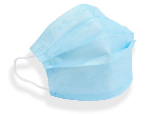 China Blue Disposable Dust Masks Antibacterial Surgical Face Mask With Earloop on sale