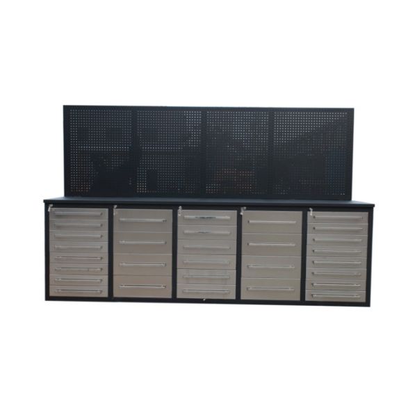 Cold Rolled Steel Garage Tool Cabinet with Cutting Mat and Industrial Sewing