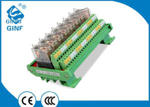China 24 VDC OMRON PLC Relay Module JR-8L2 DIN Rail Mounting NPN And PNP Compatible on sale