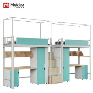 Support customization Affordable and Comfortable Capsule Bunk Bed with Stairs