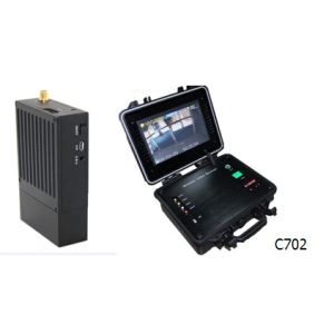 Portable COFDM Video Receiver HDMI CVBS 2-8MHz Bandwidth AES256 Enryption H.264
